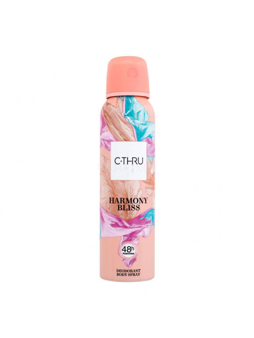 Spray & stick dama | Deodorant body spray 48h, harmony bliss, c-thru, 150ml | 1001cosmetice.ro