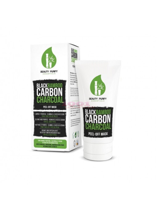 Ten, diet esthetic | Diet esthetic black bamboo carbon charcoal peel-off mask | 1001cosmetice.ro