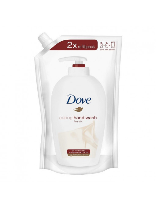 Dove | Dove caring fine silk sapun lichid rezerva 500 ml | 1001cosmetice.ro