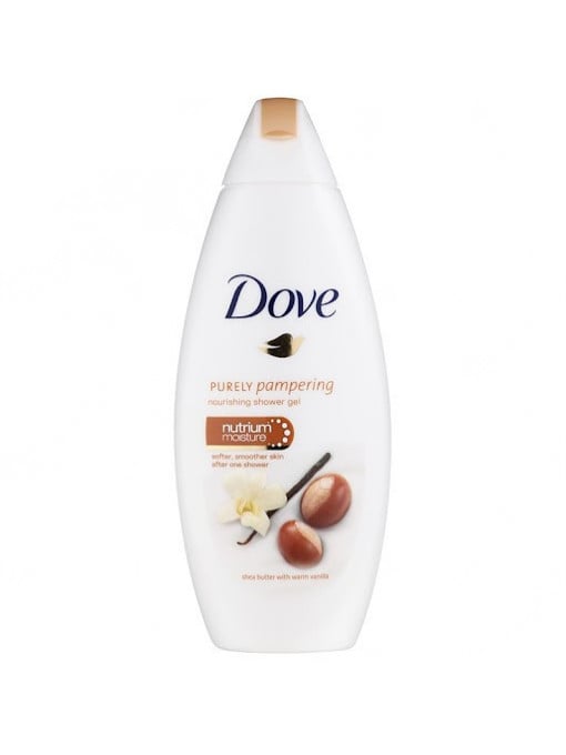 DOVE PURELY PAMPERING SHEA BUTTER WITH WARM VANILLA GEL DE DUS