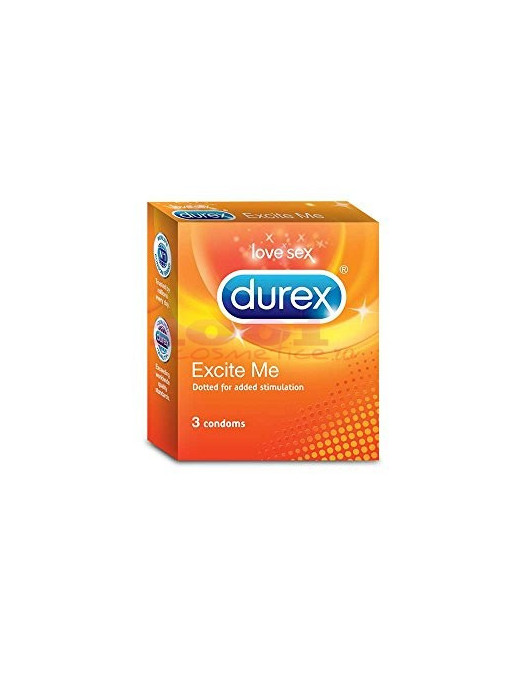 Durex love excite me set 3 prezervative 1 - 1001cosmetice.ro