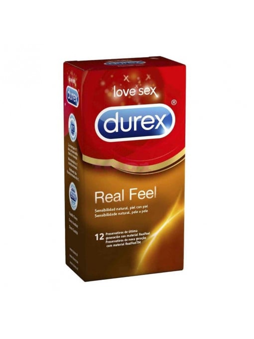 Durex love real feel prezervative set 12 bucati 1 - 1001cosmetice.ro