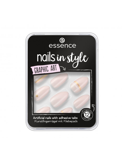 Essence nails in style graphic art unghii false graphic art 09 1 - 1001cosmetice.ro