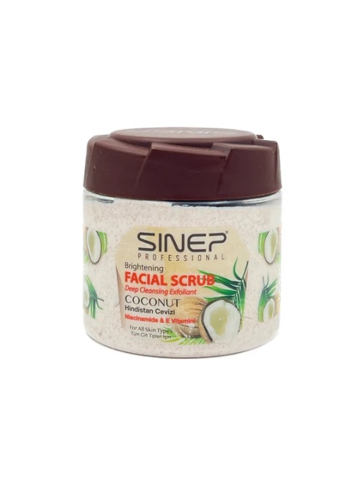 Gel &amp; masca de curatare | Exfoliant (scrub) pentru fata si corp cu cocos 400 ml sinep | 1001cosmetice.ro