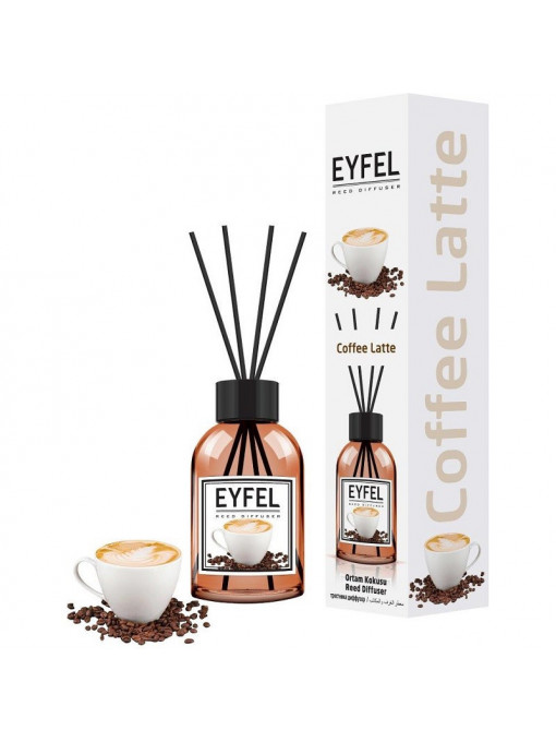 Eyfel reed diffuser odorizant betisoare pentru camera cu miros de coffee latte 1 - 1001cosmetice.ro