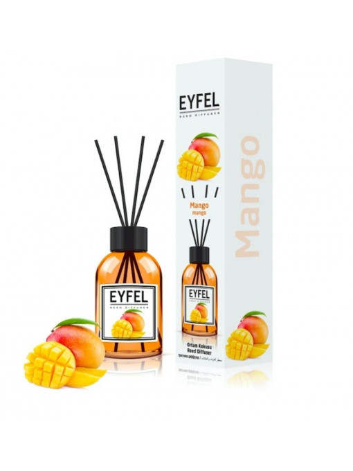 Eyfel reed diffuser odorizant betisoare pentru camera cu miros de mango 1 - 1001cosmetice.ro