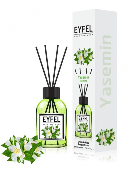 Eyfel | Eyfel reed diffuser odorizant betisoare pentru camera cu miros de iasomie | 1001cosmetice.ro