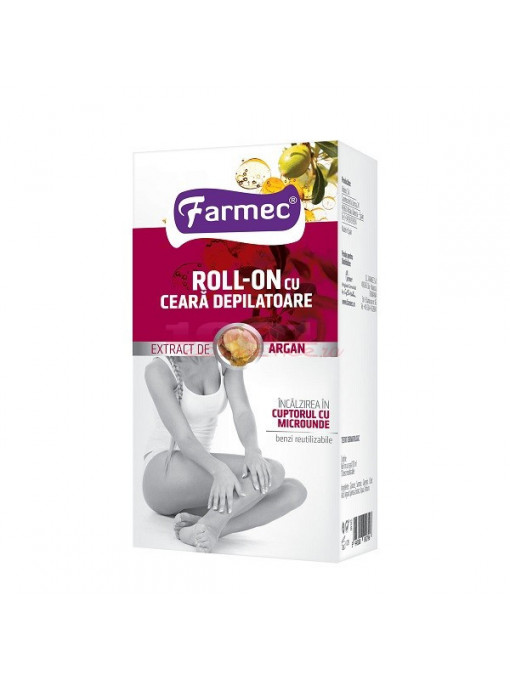 Farmec | Farmec roll on cu ceara depilatoare cu extract de argan | 1001cosmetice.ro