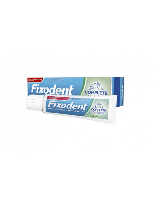 Fixodent | Fixodent plus crema adeziva pentru proteza complete neutral | 1001cosmetice.ro