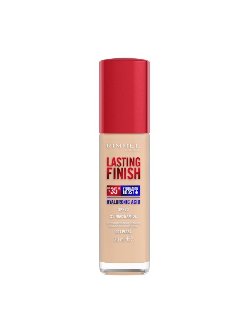 Make-up, rimmel london | Fond de ten lasting finish 25h spf 20 pearl 001 rimmel london, 30 ml | 1001cosmetice.ro