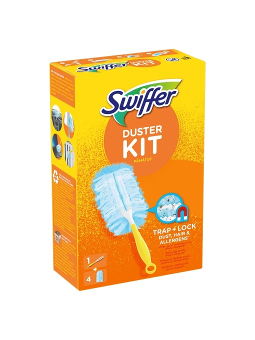 Kit de curatare Duster, pamatuf + 4 rezerve, Swiffer