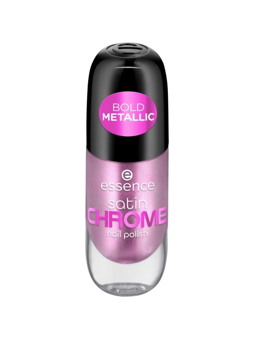 Oja &amp; tratamente | Lac de unghii, satin chrome artificial pinktelligence 02, essence, 10 ml | 1001cosmetice.ro