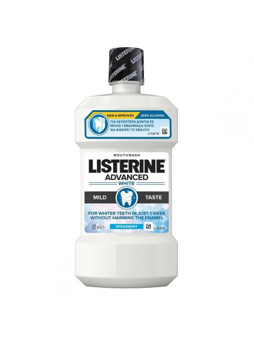 Igiena orala, listerine | Listerine advance white mild taste apa de gura | 1001cosmetice.ro