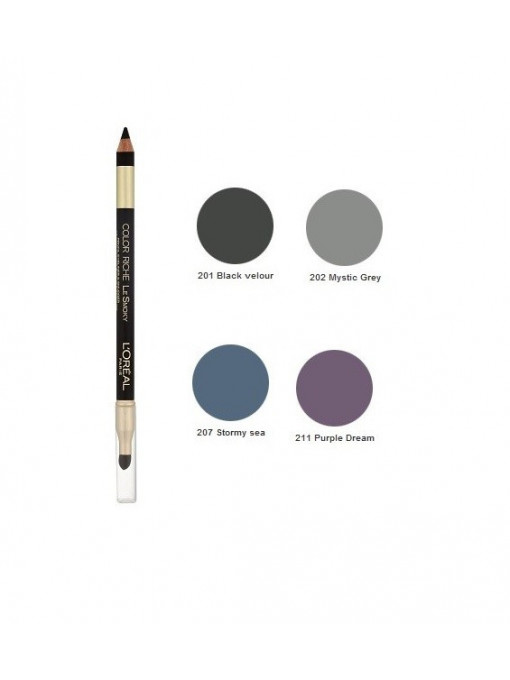 Dermatograf/creion de ochi | Loreal color riche smoky eyes creion ochi | 1001cosmetice.ro
