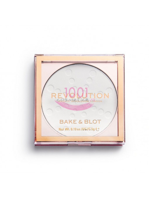 Makeup revolution london bake & blot pudra white 1 - 1001cosmetice.ro