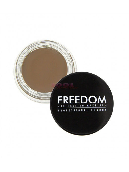 Makeup revolution london brow pomade gel pentru spracene soft brown 1 - 1001cosmetice.ro