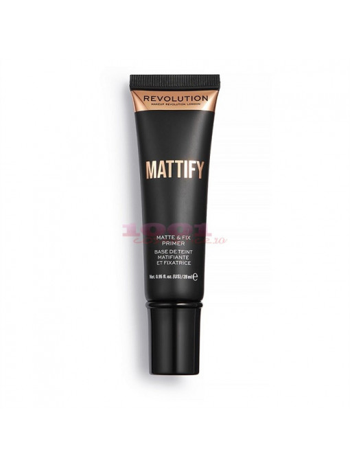 Makeup revolution mattify matte & fix baza de machiaj matifianta 1 - 1001cosmetice.ro
