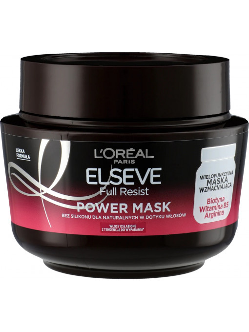 Masca pentru par, Elseve Full Resist, Loreal, 300 ml