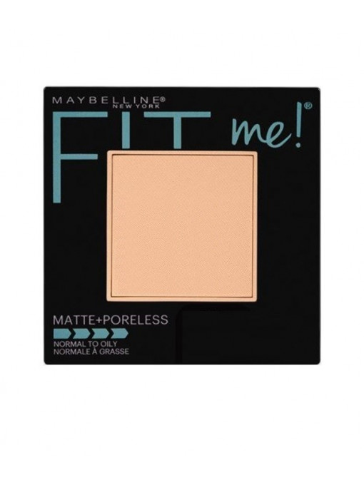 Pudra, maybelline | Maybelline fit me matte + poreless pudra compacta matifianta ivory 115 | 1001cosmetice.ro