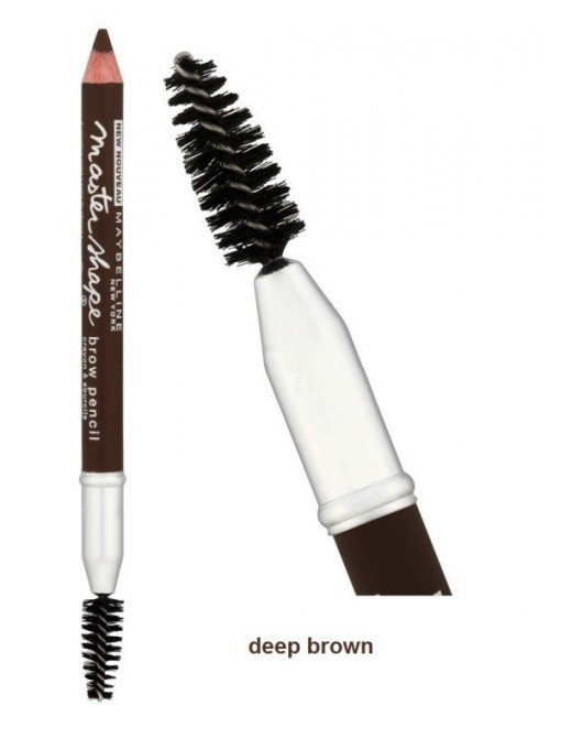 Maybelline master shape brow creion sprancene deep brown 1 - 1001cosmetice.ro