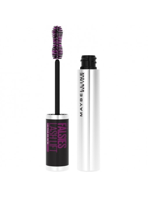 Rimel - mascara | Maybelline the falsies lash lift mascara ultra black | 1001cosmetice.ro