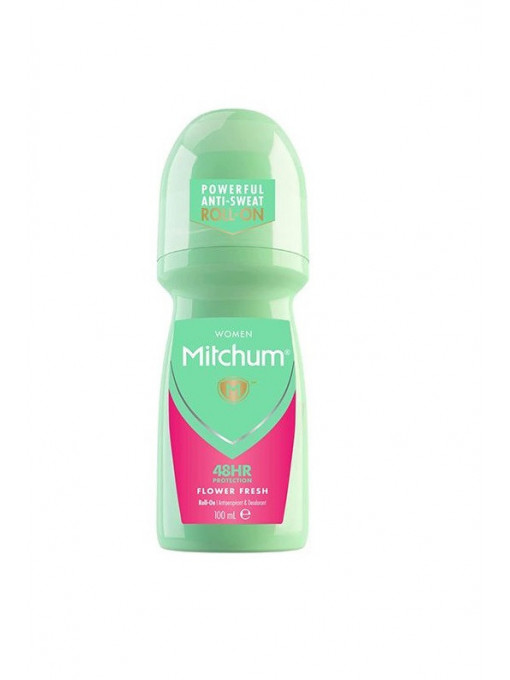 Mitchum 48h protection flower fresh antiperspirant roll on 1 - 1001cosmetice.ro