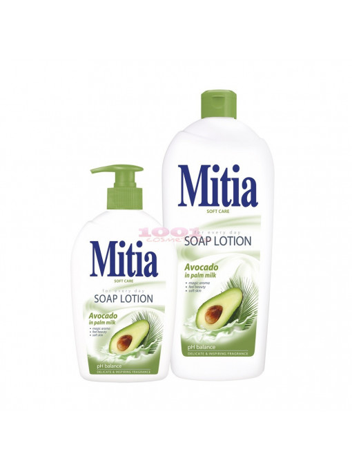Mitia sapun crema avocado in palm milk 1 - 1001cosmetice.ro