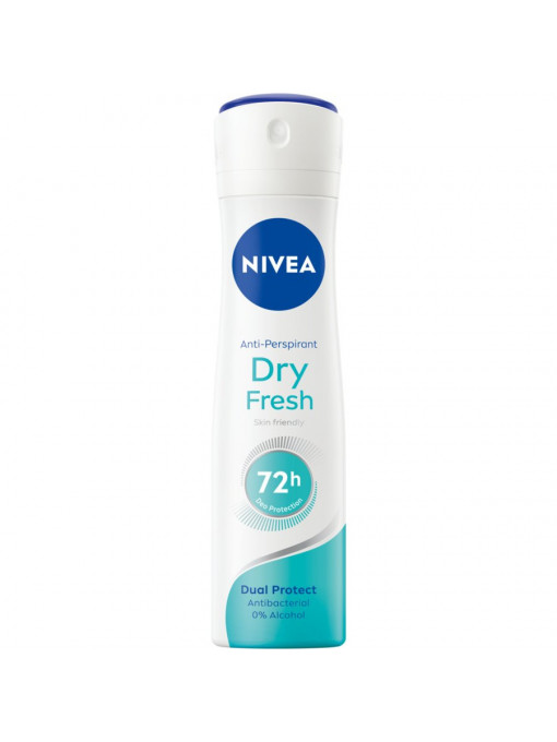 Parfumuri dama, nivea | Nivea dry fresh anti-perspirant antibacterian deodorant spray | 1001cosmetice.ro
