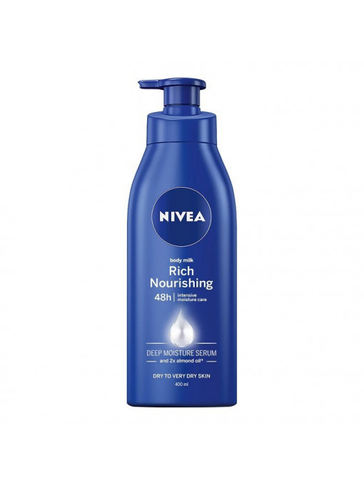 Nivea rich nourishing 48h body milk lapte de corp 1 - 1001cosmetice.ro