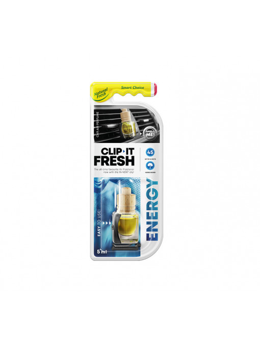 Auto | Odorizant auto lichid clip it fresh energy elix 5 ml | 1001cosmetice.ro