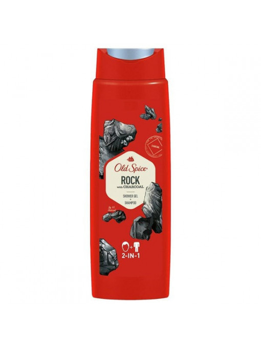 Baie &amp; spa, old spice | Old spice rock 2in1 gel de dus + sampon | 1001cosmetice.ro