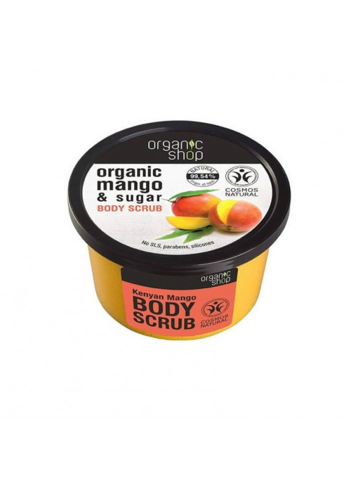 Gel de dus, organic shop | Organic shop mango sugar scrub de corp | 1001cosmetice.ro