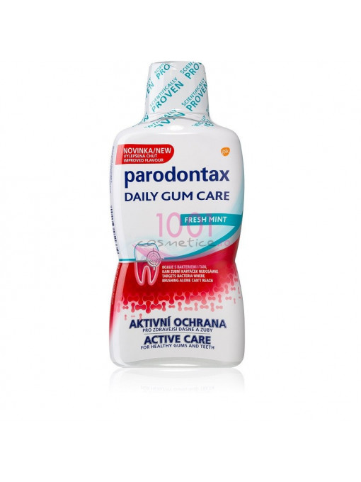 Parodontax | Parodontax apa de gura fara alcool fresh mint | 1001cosmetice.ro