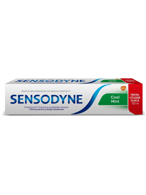 Sensodyne | Pasta de dinti cool mint sensodyne, 100 ml | 1001cosmetice.ro