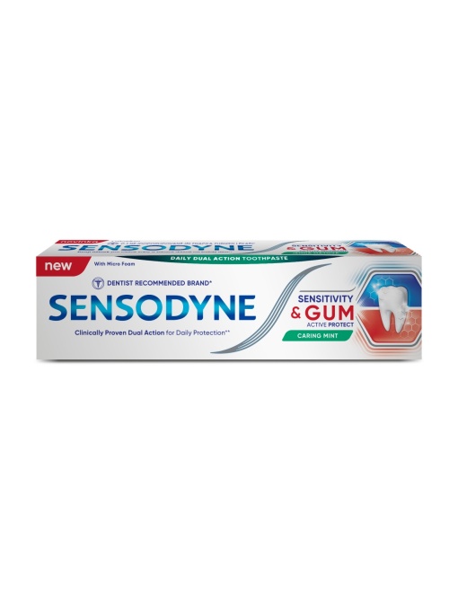 Sensodyne | Pasta de dinti sensitivity & gum caring mint sensodyne, 75 ml | 1001cosmetice.ro