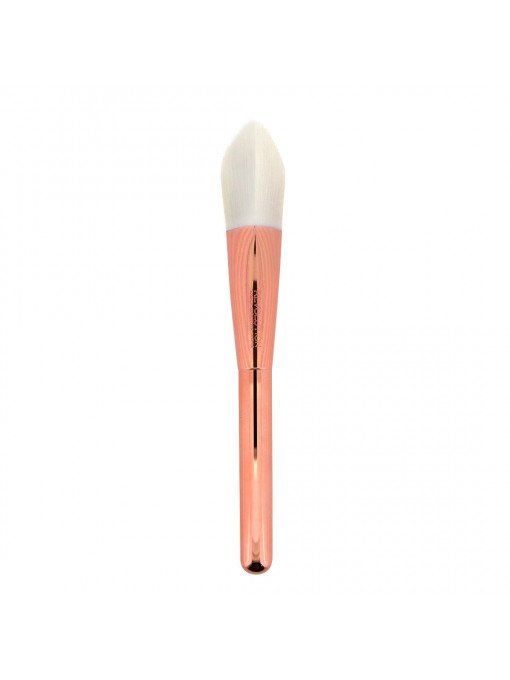 Accesorii machiaj, makeup revolution | Pensula makeup revolution, ultra metals contour fundation, pentru aplicarea fondului de ten, f302 | 1001cosmetice.ro