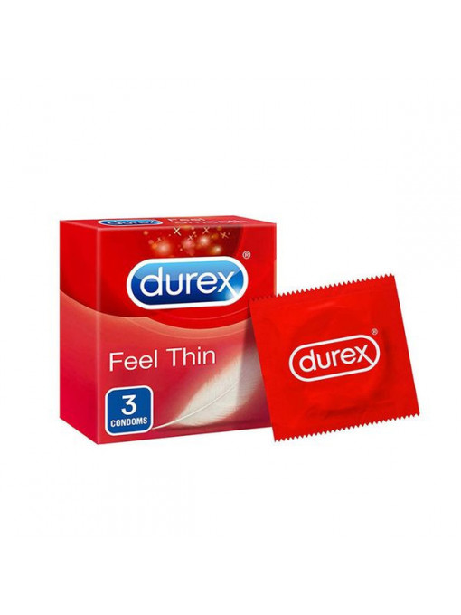 Corp, durex | Prezervative love sex feel thin durex, set 3 bucati | 1001cosmetice.ro