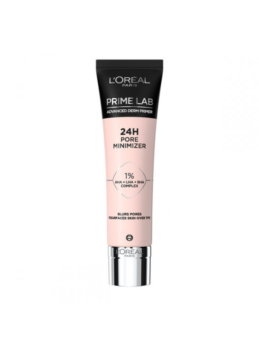 Make-up, loreal | Primer pore minimizer baza de machiaj cu complex aha+lha+bha, prime lab loreal, 30 ml | 1001cosmetice.ro