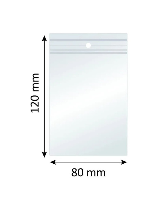 Produse noi | Pungi ziplock din polietilena, 120×80 mm – set 100 bucati clarina 8012 | 1001cosmetice.ro