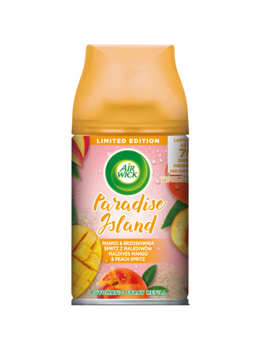 Curatenie | Rezerva odorizant automat de camera air wick freshmatic paradise island, mango si piersica, 250 ml | 1001cosmetice.ro