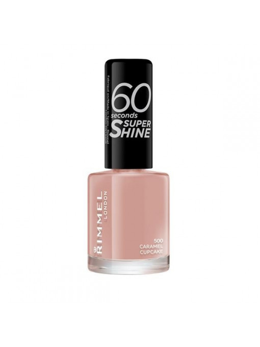 RIMMEL LONDON 60 SEC SUPER SHINE LAC DE UNGHII CARAMEL CUPCAKE 500