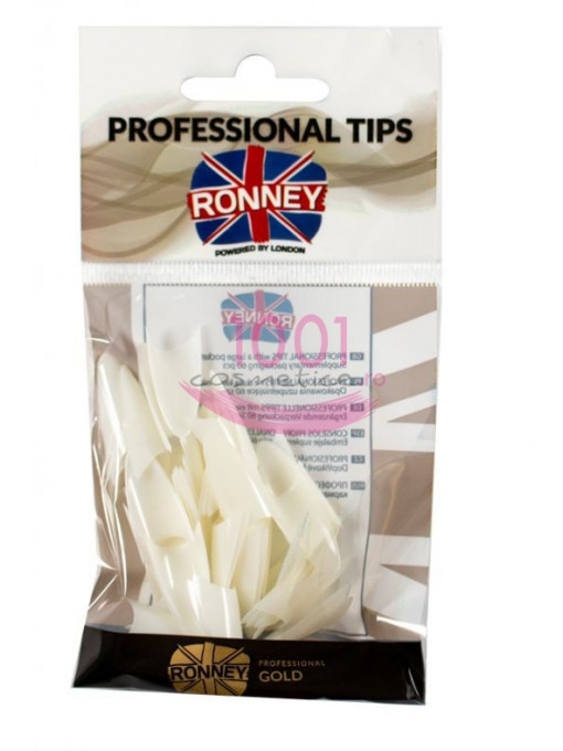 Unghii false, ronney | Ronney professional tips cream 60 bucati | 1001cosmetice.ro