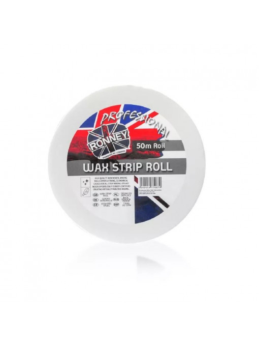 Ronney wax strip roll rola benzi pentru epilat 50m 1 - 1001cosmetice.ro