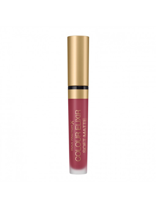 Ruj de buze lichid Colour Elixir Soft Matte Max Factor, Faded Red 035, 3.5 ml