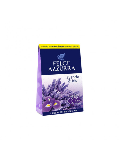 Felce azzurra | Saculeti parfumati lavanda & iris 3 bucati, felce azzurra | 1001cosmetice.ro