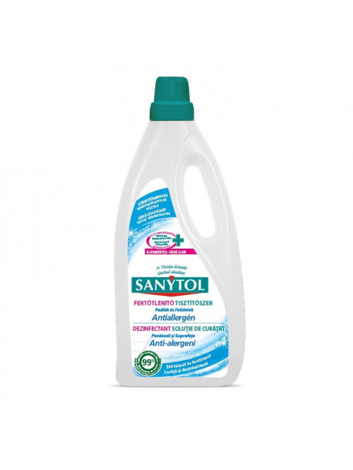 Sanytol | Sanytol anti alergeni solutie de curatat pardoseli si suprafete | 1001cosmetice.ro