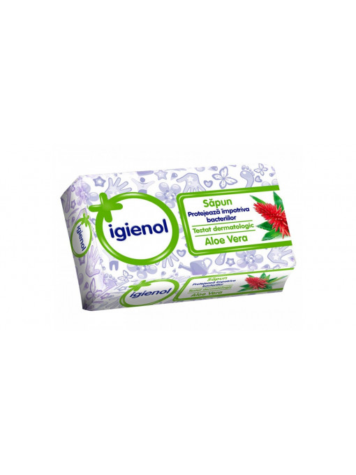 Igienol | Sapun solid antibacterian cu aloe vera, igienol, 90 g | 1001cosmetice.ro