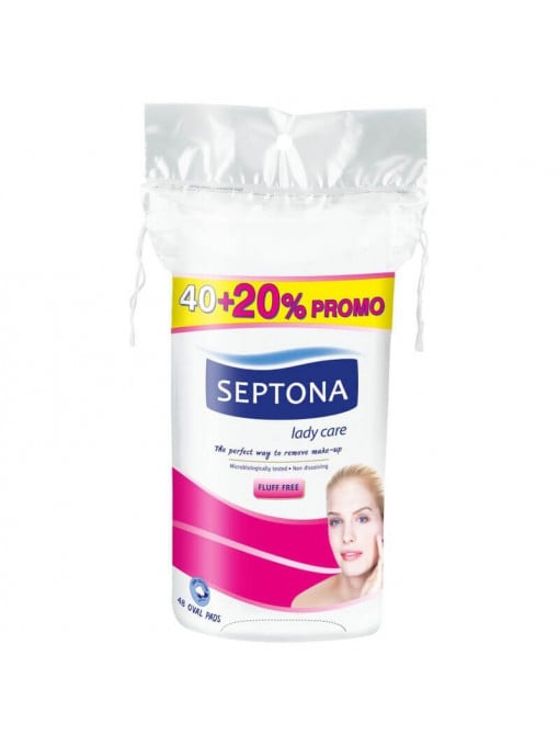 Septona | Septona daily clean dischete demachiante ovale 40+ 25 bucati | 1001cosmetice.ro