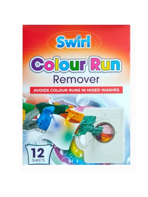 Detergenti de rufe | Servetele colour run remover swirl pentru protectia culorilor - 12 bucati | 1001cosmetice.ro