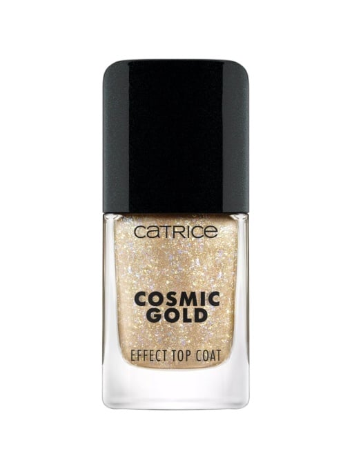 Oja &amp; tratamente | Top coat pentru unghii cosmic gold 030 - celestial light catrice , 10.5 ml | 1001cosmetice.ro